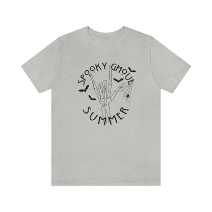 Spooky Ghoul Summer Spiderwebs And Bats Tee - Unisex Shirt