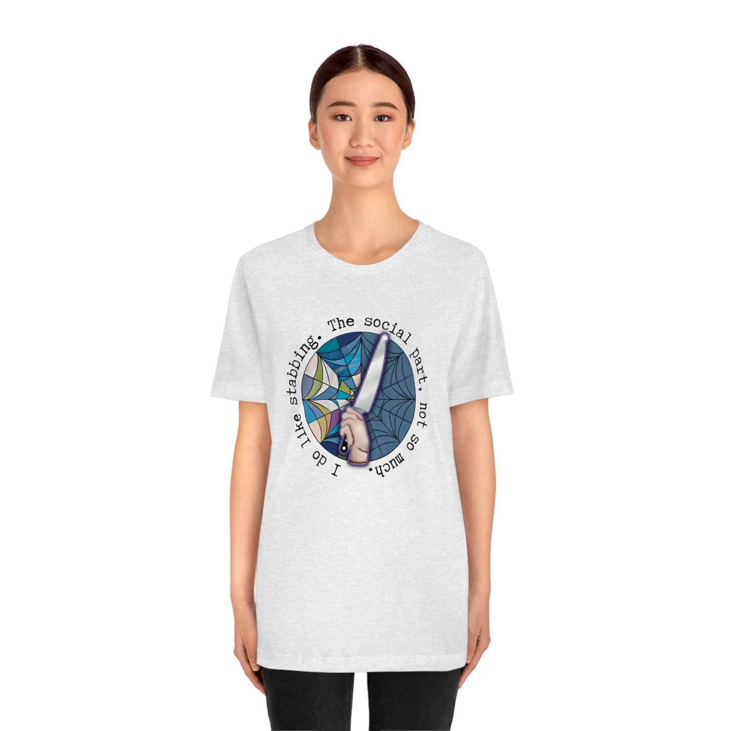 Stabbing Thing Knife Horror Tee - Unisex Shirt