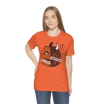 "Sorta Sweet Sorta Evil'" Jack-O-Lantern Tee - Unisex Shirt