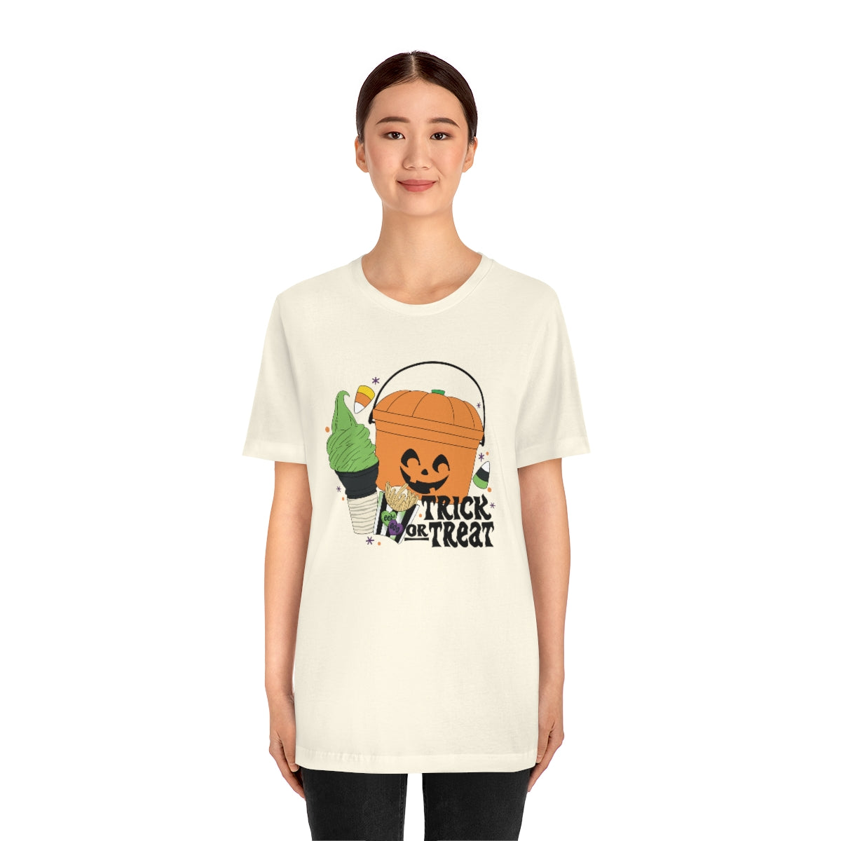 Vintage Halloween Buckets "Trick or Treat" Treats Tee - Unisex Shirt