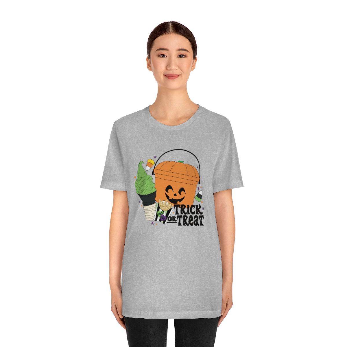 Vintage Halloween Buckets "Trick or Treat" Treats Tee - Unisex Shirt