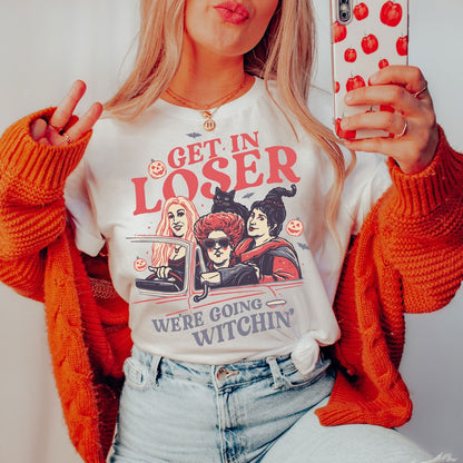 "Get in Loser" Hocus Pocus Witch Tee - Unisex Shirt