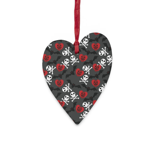 Spooky Valentine - Wooden Ornament/Magnet