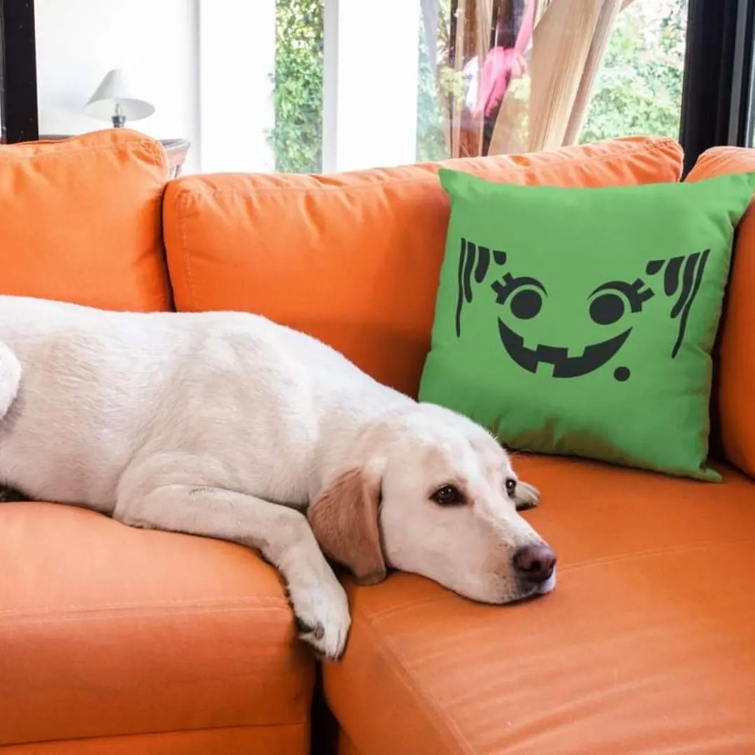Pillow Cover: Vintage Halloween Buckets