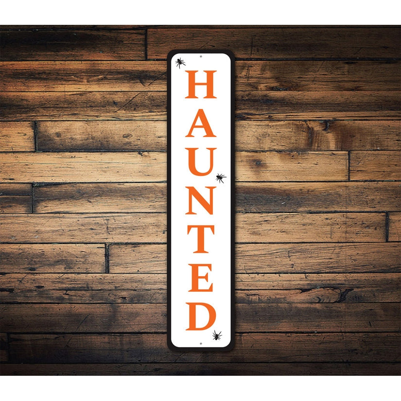 Haunted Halloween Sign