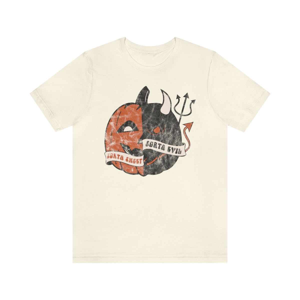 "Sorta Sweet Sorta Evil'" Jack-O-Lantern Tee - Unisex Shirt
