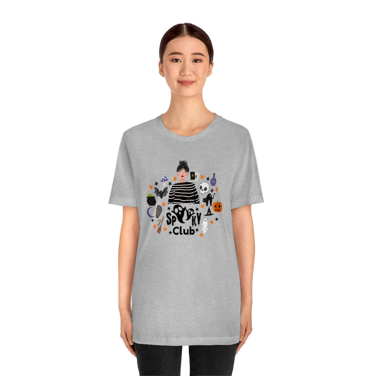 "Spooky Club" Print Tee - Unisex Shirt