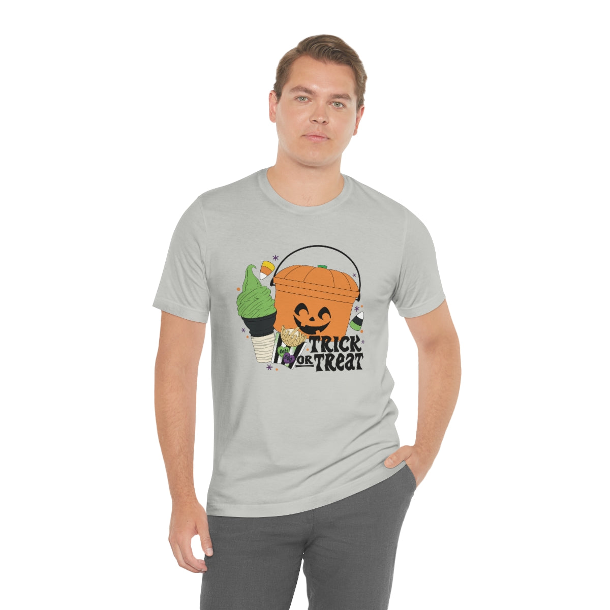 Vintage Halloween Buckets "Trick or Treat" Treats Tee - Unisex Shirt