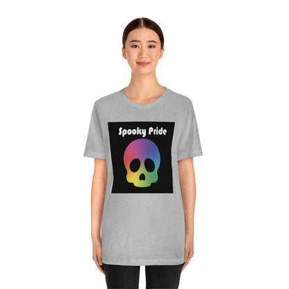 Spooky Pride Rainbow Skull Tee - Unisex Shirt