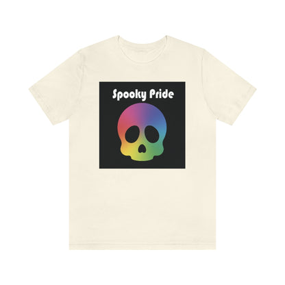 Spooky Pride Rainbow Skull Tee - Unisex Shirt