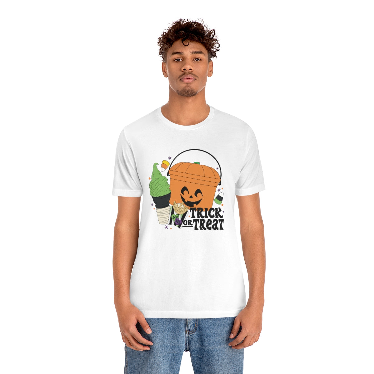 Vintage Halloween Buckets "Trick or Treat" Treats Tee - Unisex Shirt