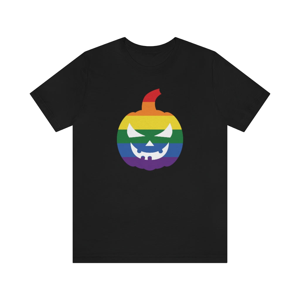 Pride Jack-O-Lantern Rainbow Tee - Unisex Shirt