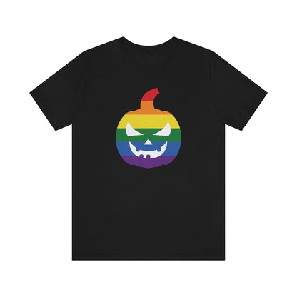 Pride Jack-O-Lantern Rainbow Tee - Unisex Shirt