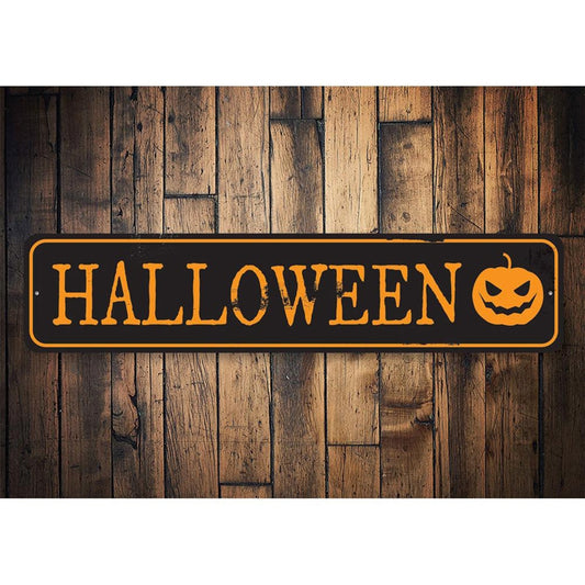 Halloween Jack-o-Lantern Sign