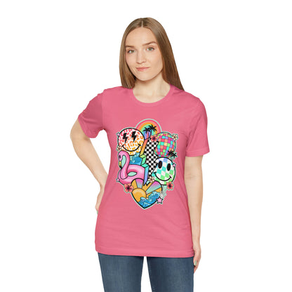 Neon Smiley Pool Party Tee - Unisex Shirt
