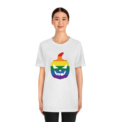 Pride Jack-O-Lantern Rainbow Tee - Unisex Shirt