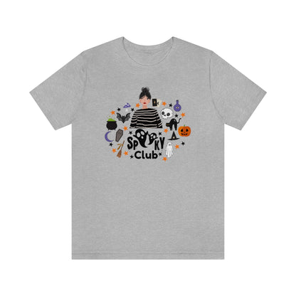 "Spooky Club" Print Tee - Unisex Shirt