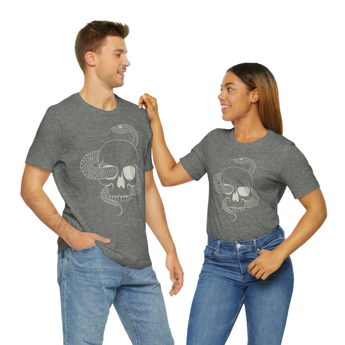 Snake Skull Tee - Unisex Shirt