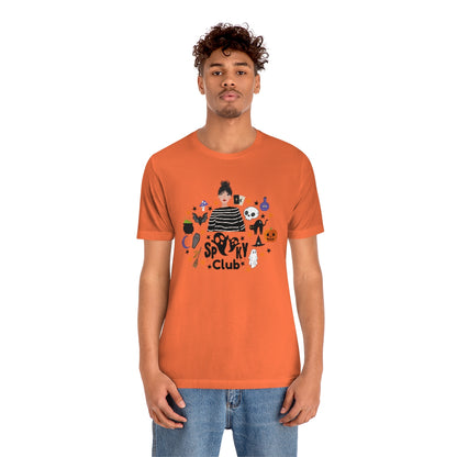 "Spooky Club" Print Tee - Unisex Shirt