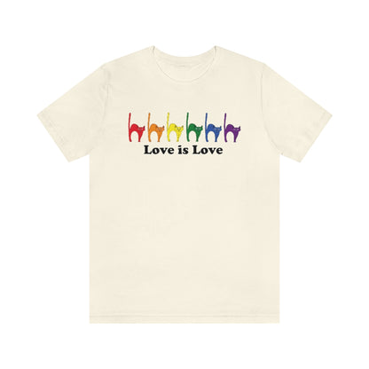 Rainbow Kitties "Love Is Love" Pride Tee - Unisex Shirt