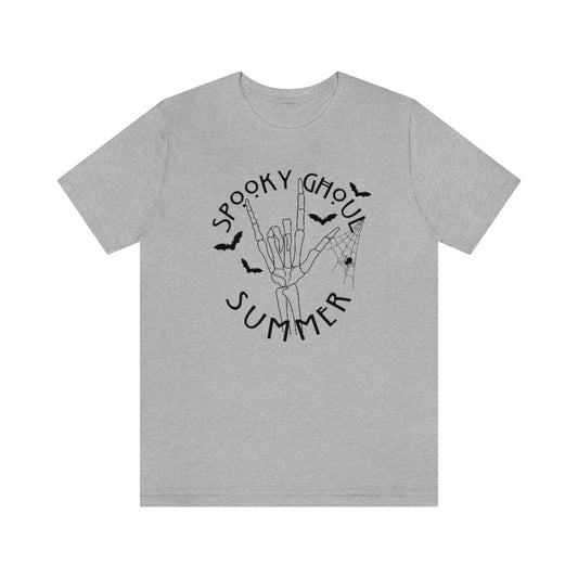 Spooky Ghoul Summer Spiderwebs And Bats Tee - Unisex Shirt