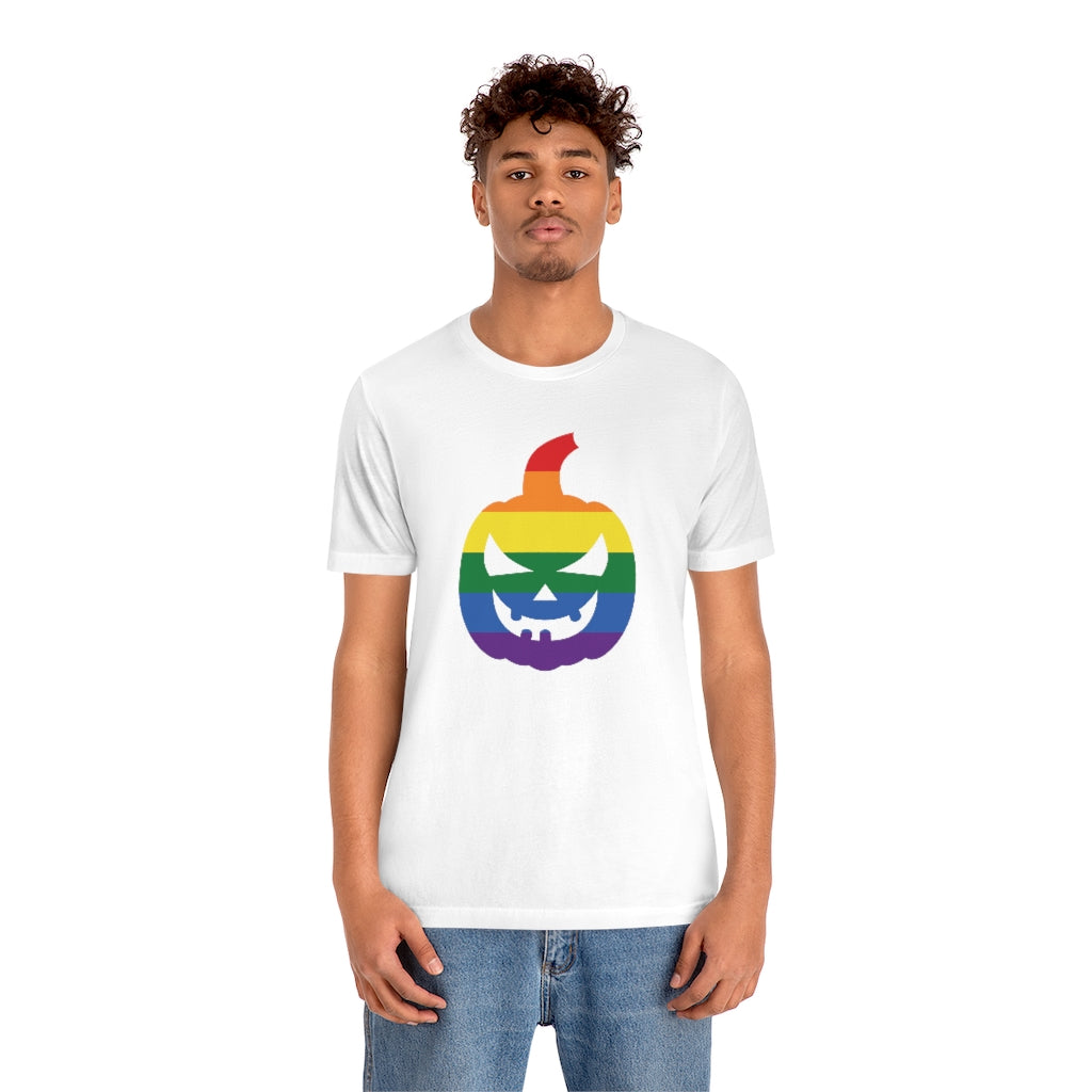 Pride Jack-O-Lantern Rainbow Tee - Unisex Shirt
