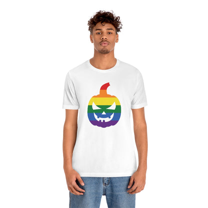 Pride Jack-O-Lantern Rainbow Tee - Unisex Shirt