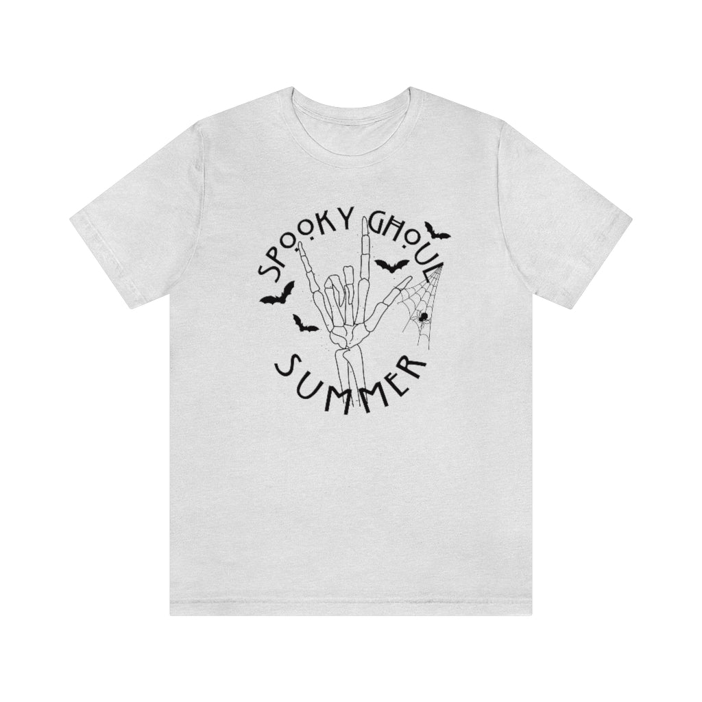 Spooky Ghoul Summer Spiderwebs And Bats Tee - Unisex Shirt