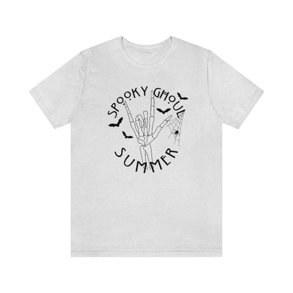 Spooky Ghoul Summer Spiderwebs And Bats Tee - Unisex Shirt