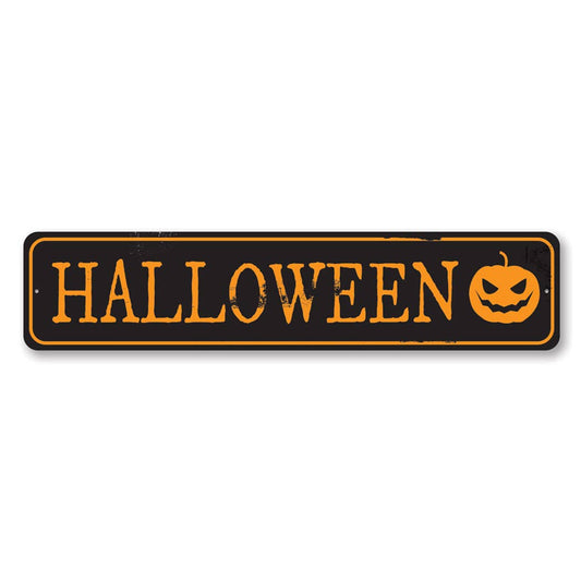 Halloween Jack-o-Lantern Sign