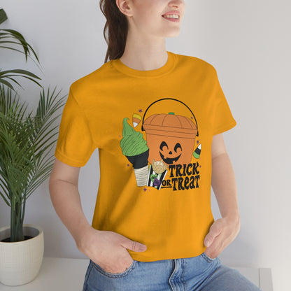 Vintage Halloween Buckets "Trick or Treat" Treats Tee - Unisex Shirt