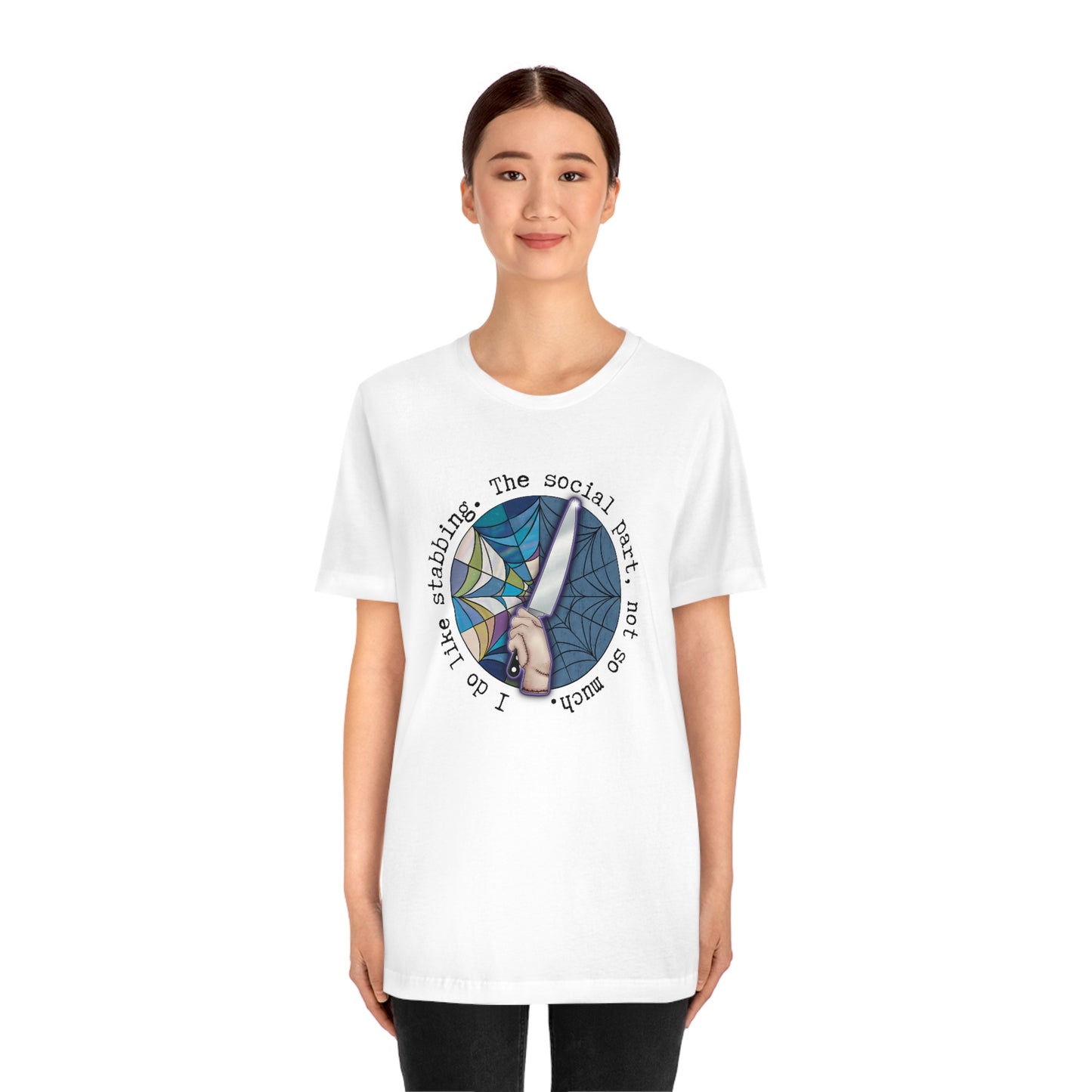 Stabbing Thing Knife Horror Tee - Unisex Shirt