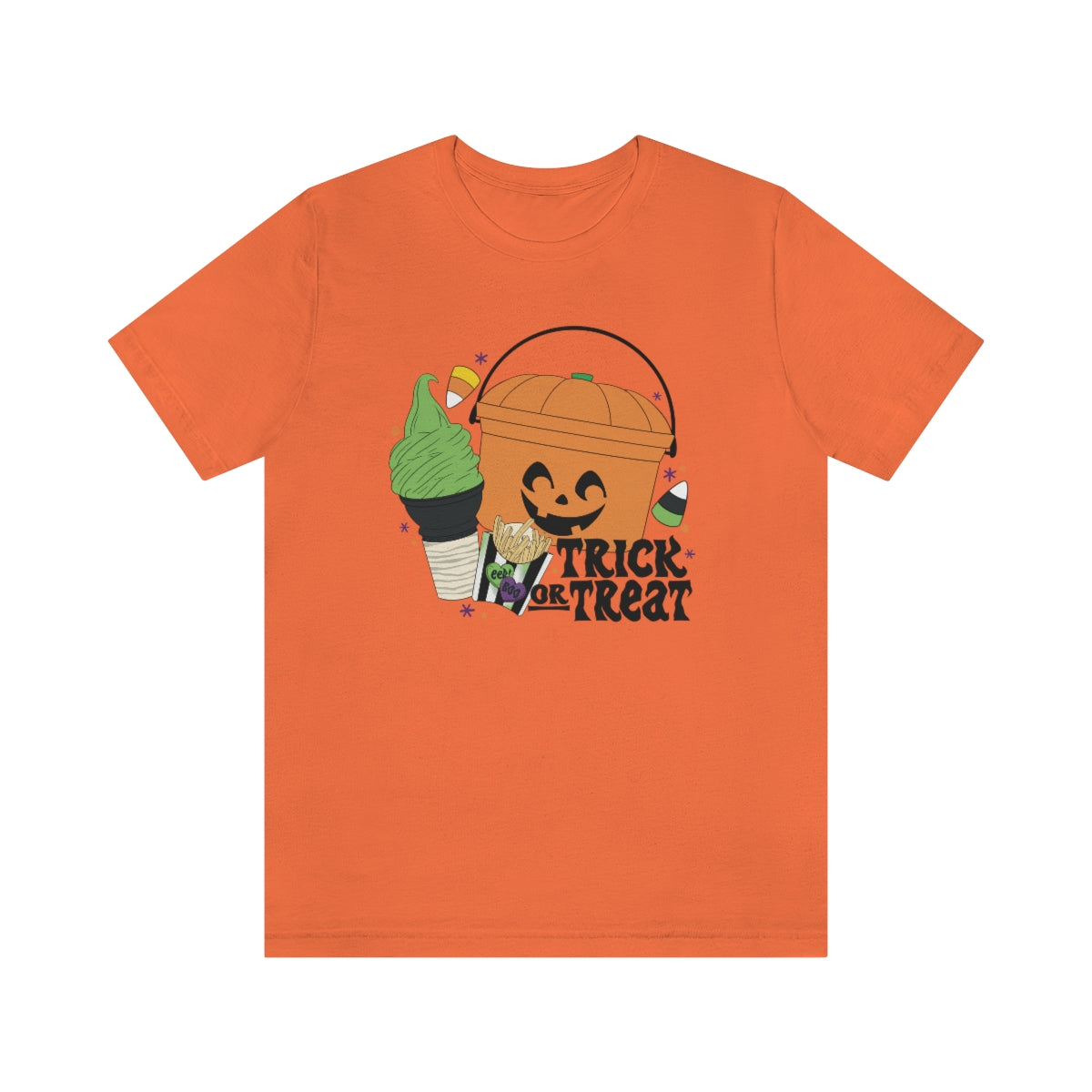 Vintage Halloween Buckets "Trick or Treat" Treats Tee - Unisex Shirt