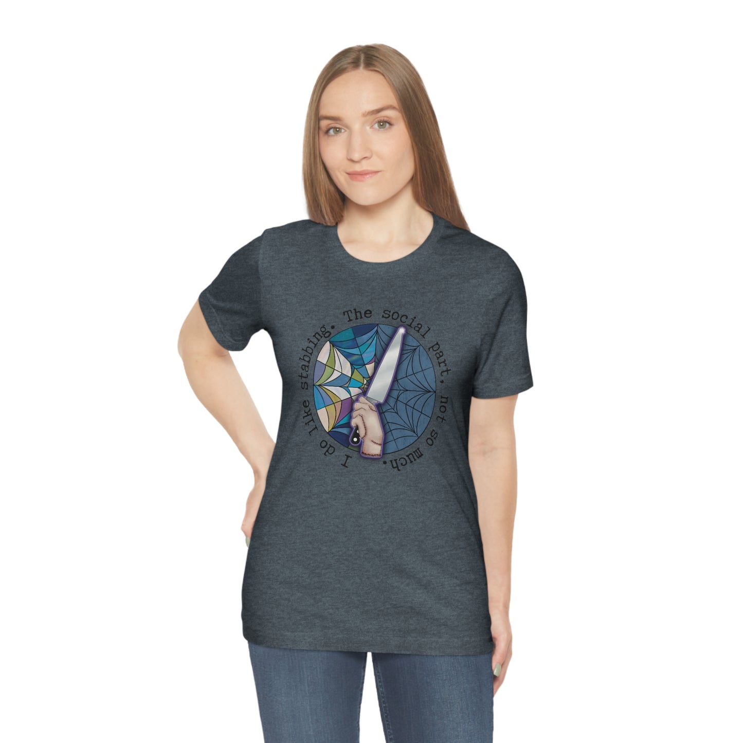 Stabbing Thing Knife Horror Tee - Unisex Shirt