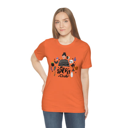 "Spooky Club" Print Tee - Unisex Shirt