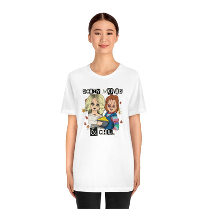 "Scary Movies & Chill" Horror Chucky Tee - Unisex Shirt