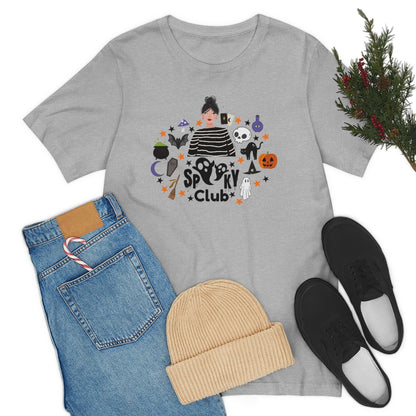"Spooky Club" Print Tee - Unisex Shirt
