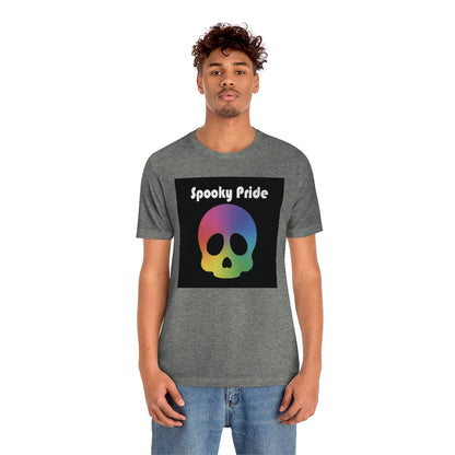 Spooky Pride Rainbow Skull Tee - Unisex Shirt