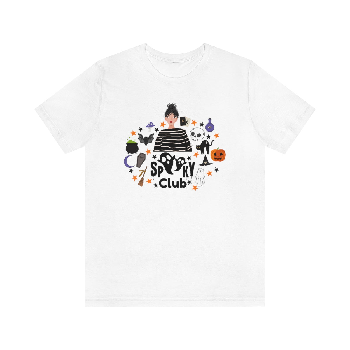 "Spooky Club" Print Tee - Unisex Shirt