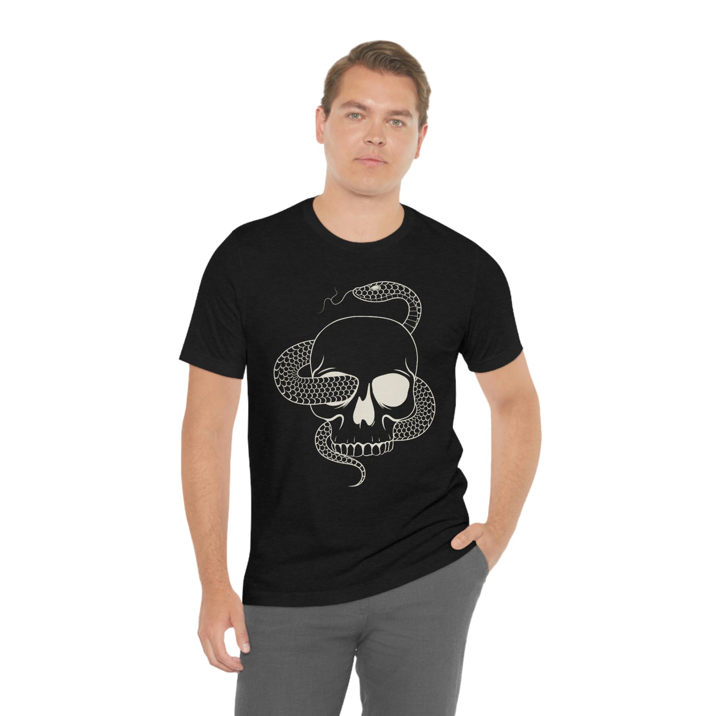 Snake Skull Tee - Unisex Shirt