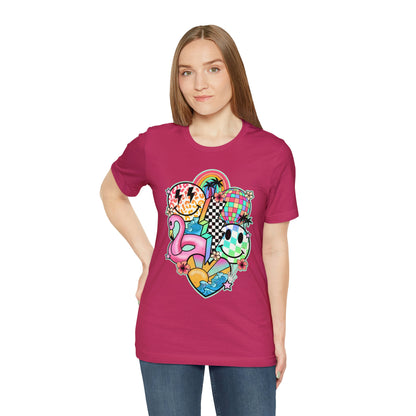 Neon Smiley Pool Party Tee - Unisex Shirt