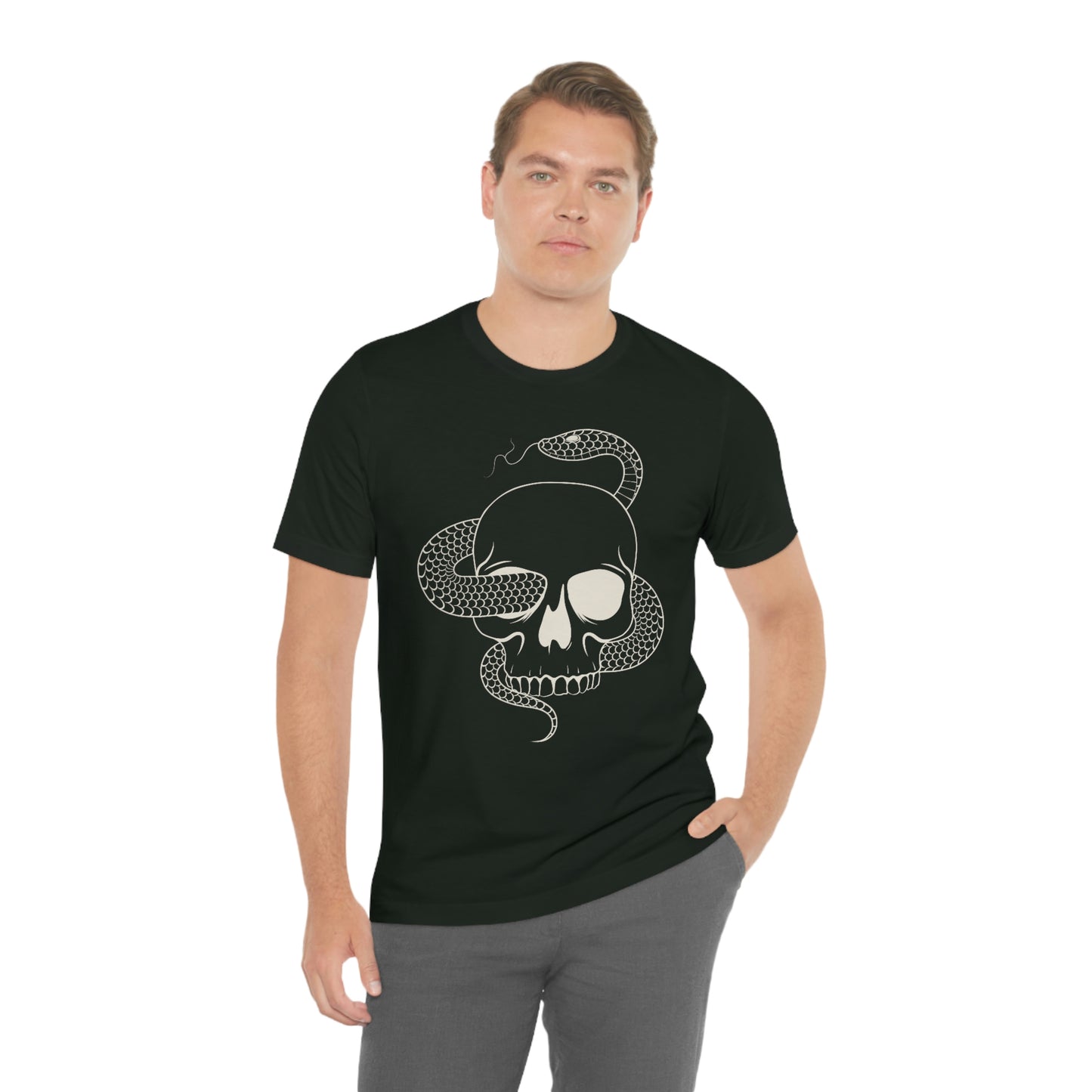 Snake Skull Tee - Unisex Shirt