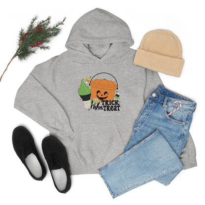 Vintage Halloween Buckets "Trick or Treat" Hooded Sweatshirt