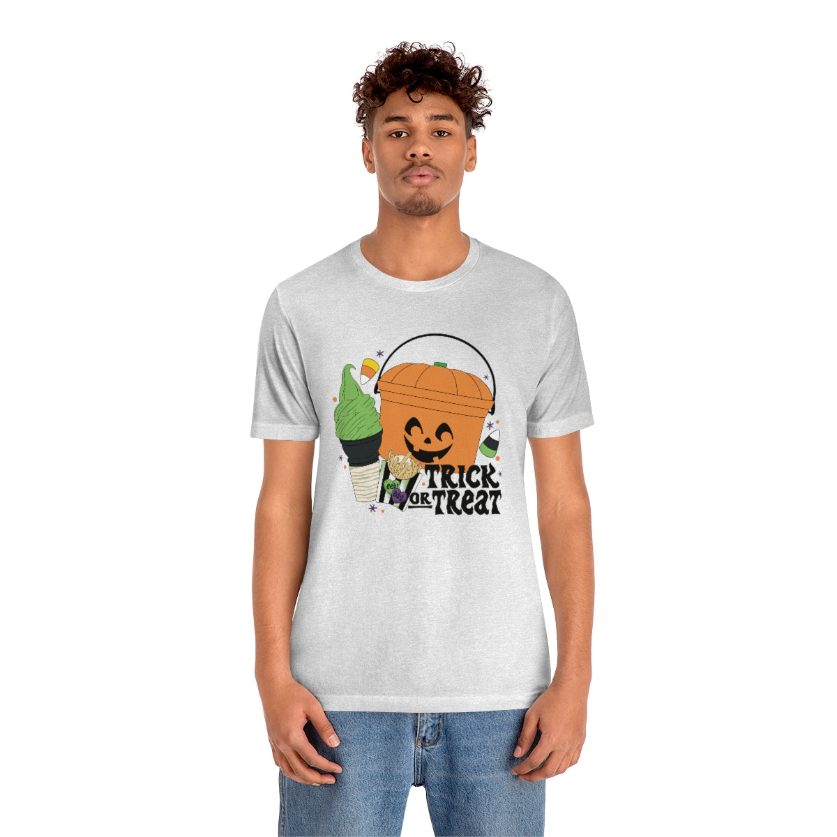 Vintage Halloween Buckets "Trick or Treat" Treats Tee - Unisex Shirt