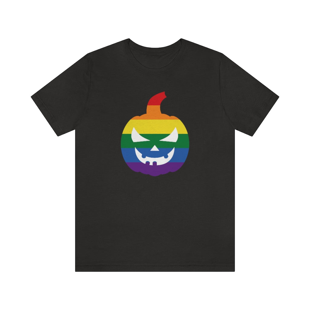 Pride Jack-O-Lantern Rainbow Tee - Unisex Shirt