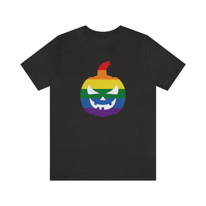 Pride Jack-O-Lantern Rainbow Tee - Unisex Shirt