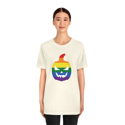 Pride Jack-O-Lantern Rainbow Tee - Unisex Shirt