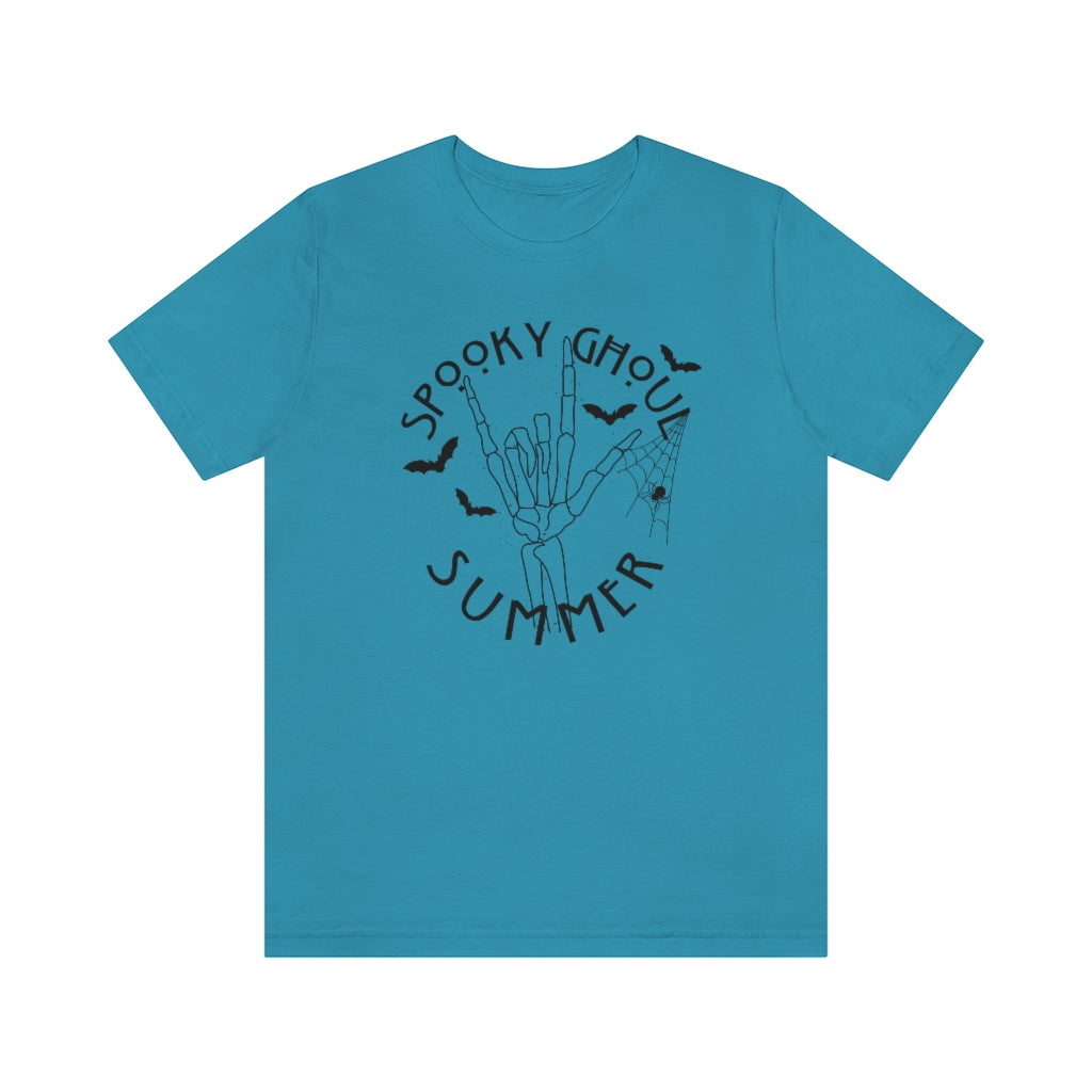 Spooky Ghoul Summer Spiderwebs And Bats Tee - Unisex Shirt