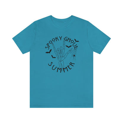 Spooky Ghoul Summer Spiderwebs And Bats Tee - Unisex Shirt