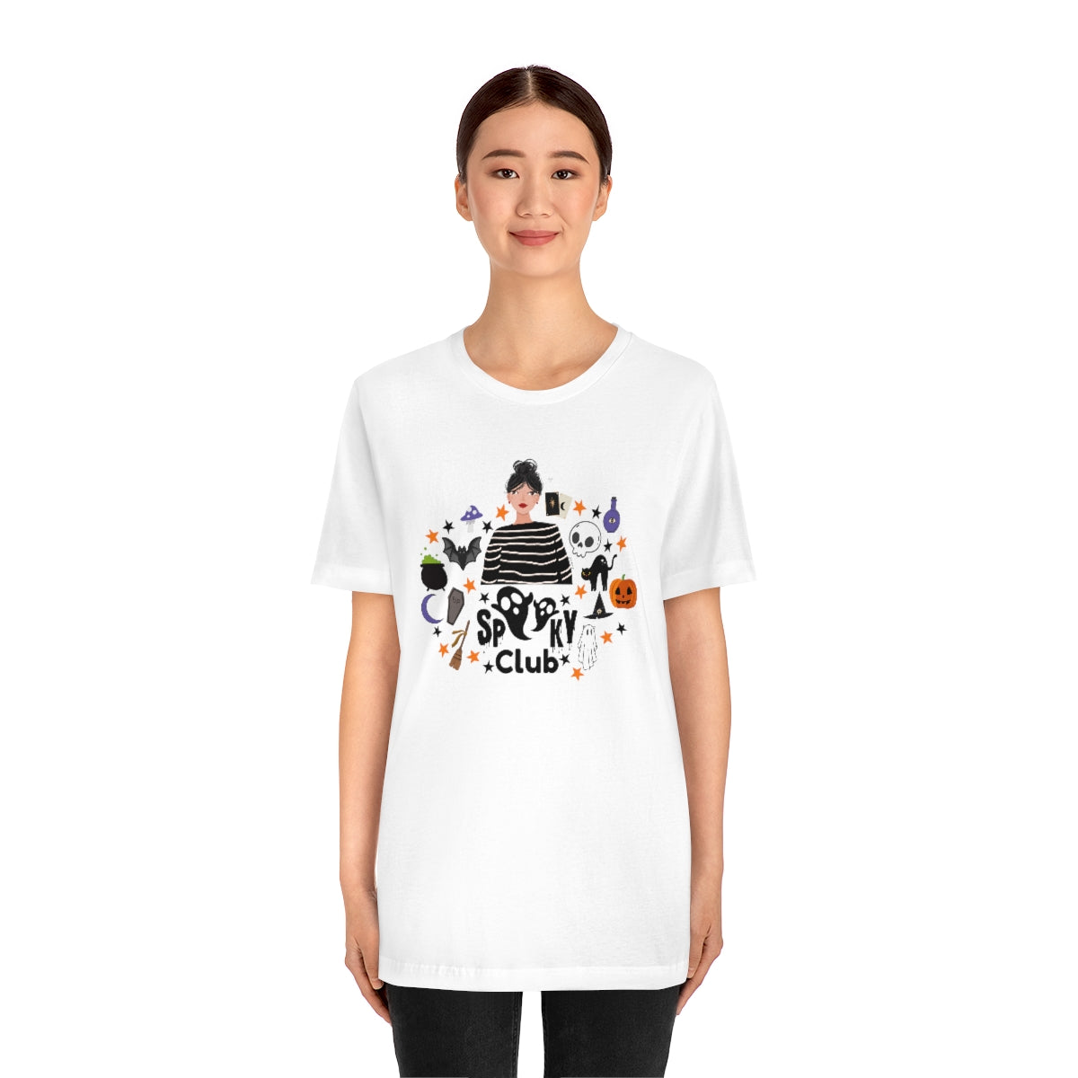 "Spooky Club" Print Tee - Unisex Shirt